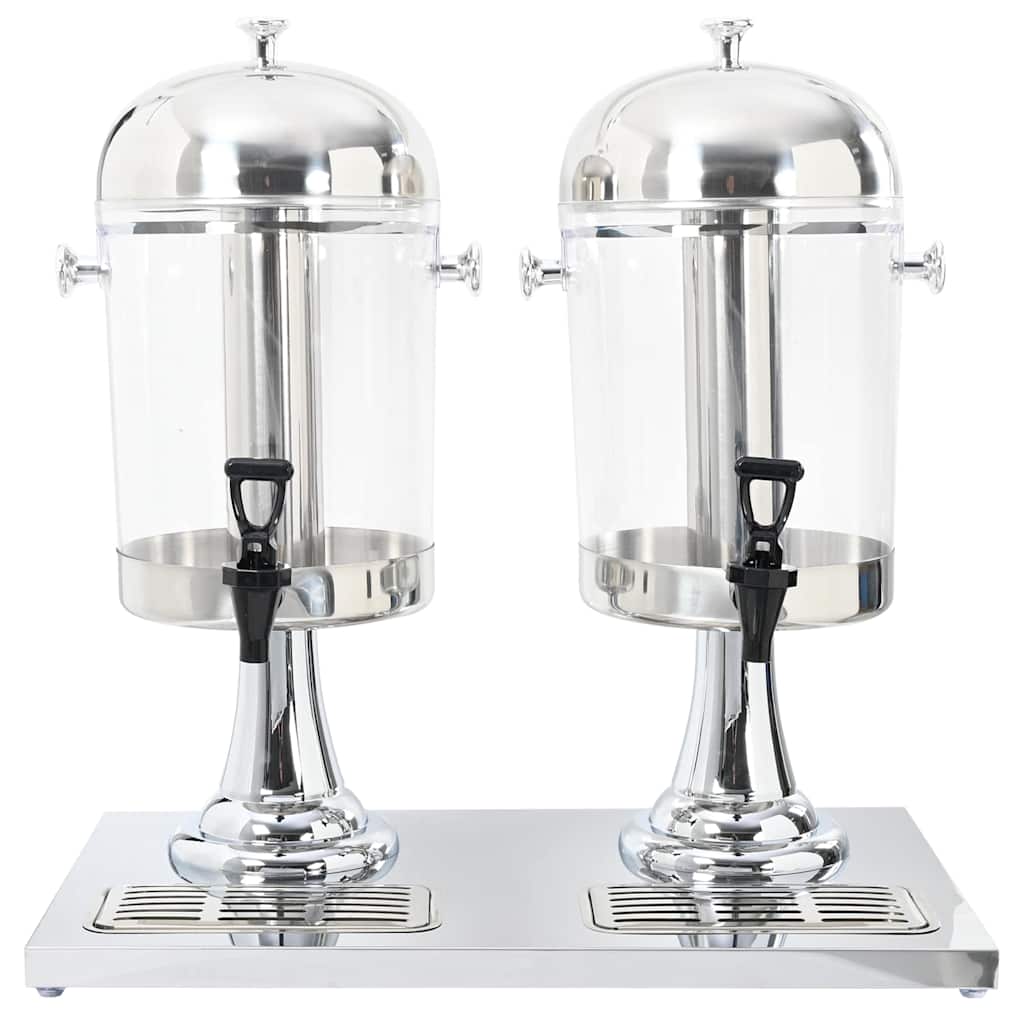 Dubbele Sapdispenser Roestvrij Staal 2X8 L