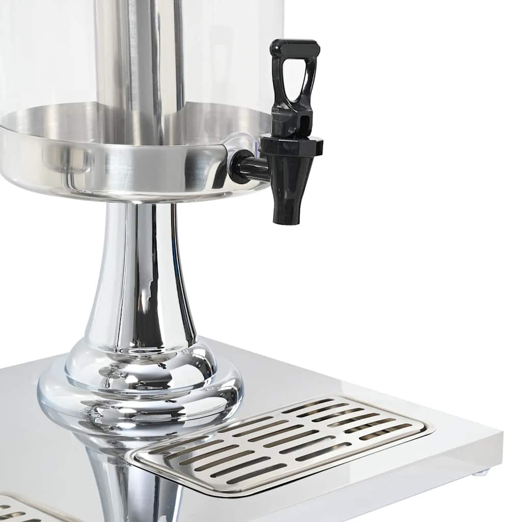 Dubbele Sapdispenser Roestvrij Staal 2X8 L