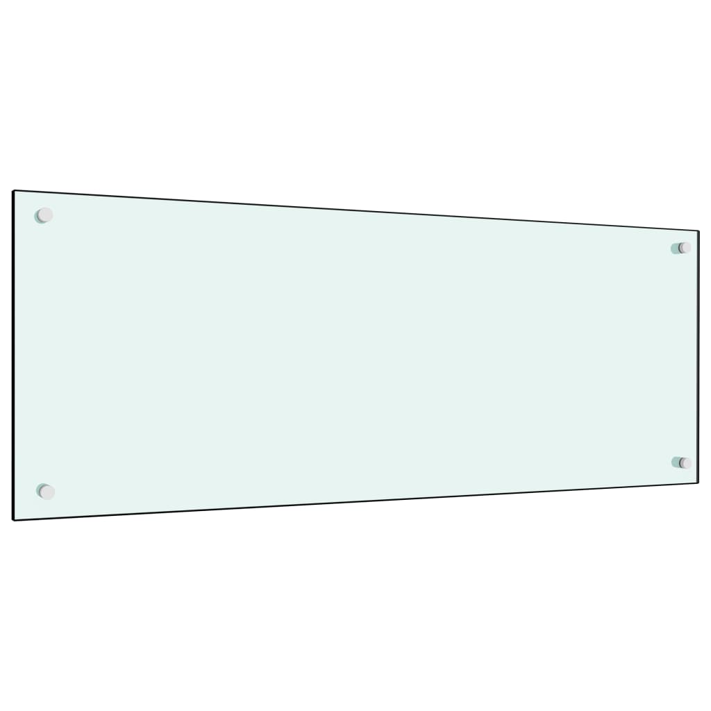 Spatschermen Keuken 70X40 Cm Gehard Glas Wit