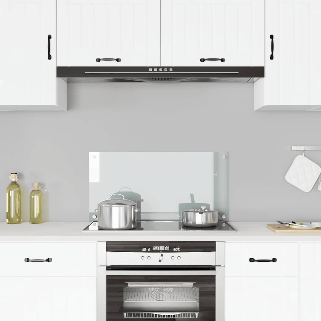 Spatschermen Keuken 70X40 Cm Gehard Glas Wit