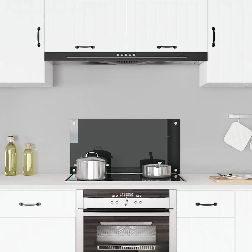 Spatschermen Keuken 70X40 Cm Gehard Glas Wit