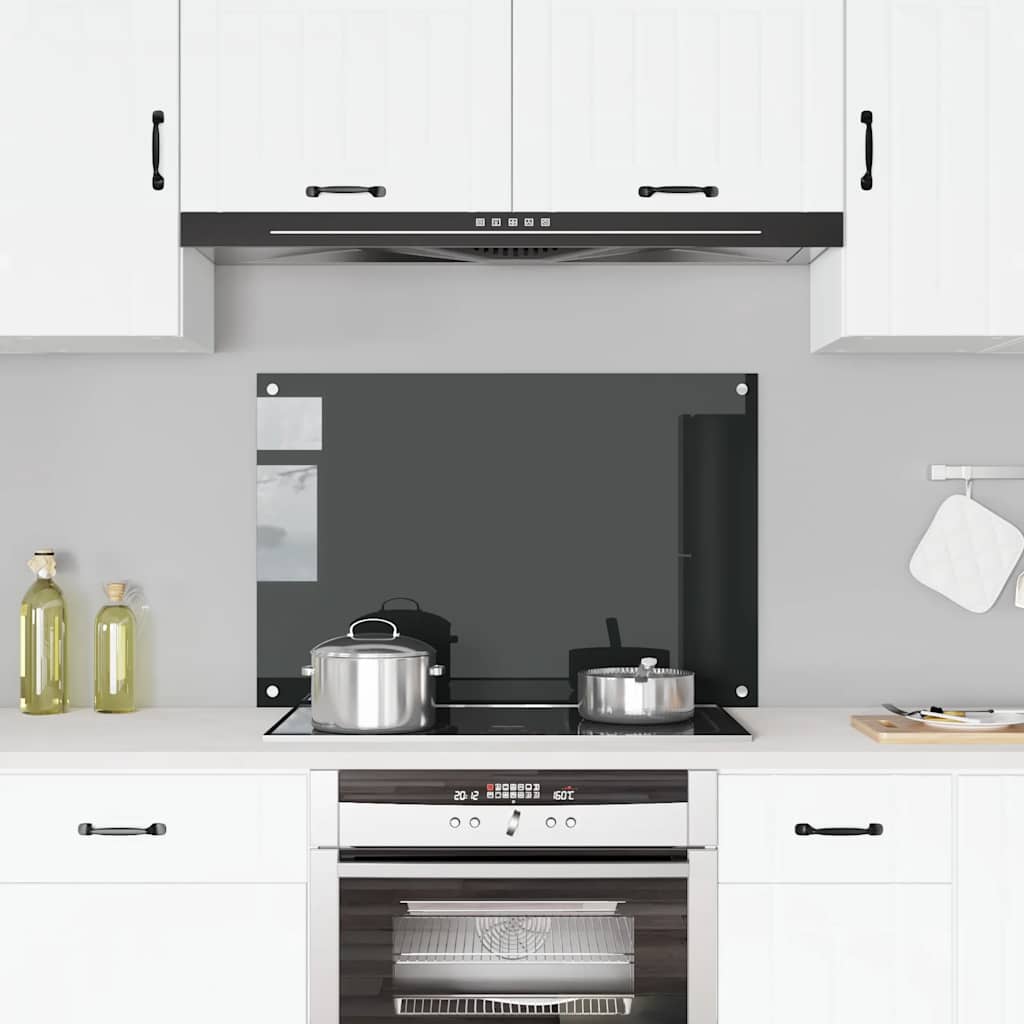 Spatschermen Keuken 70X40 Cm Gehard Glas Wit