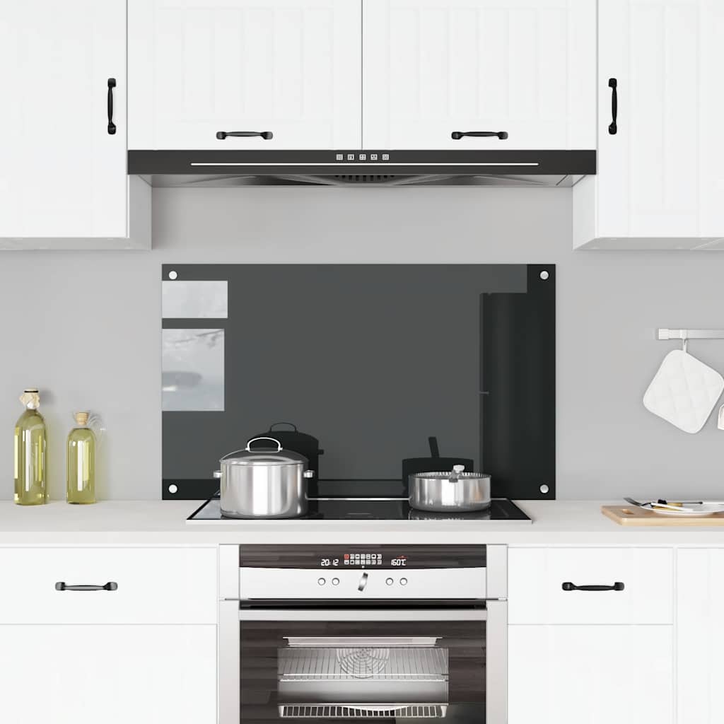 Spatschermen Keuken 70X40 Cm Gehard Glas Wit