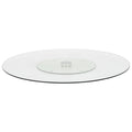 Serveerbord Draaiend 60 Cm Gehard Glas Transparant