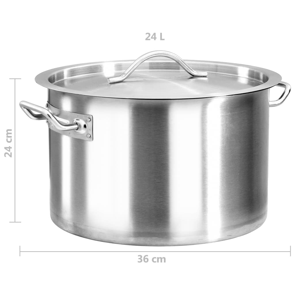 Kookpan 24 L 36X24 Cm Roestvrij Staal
