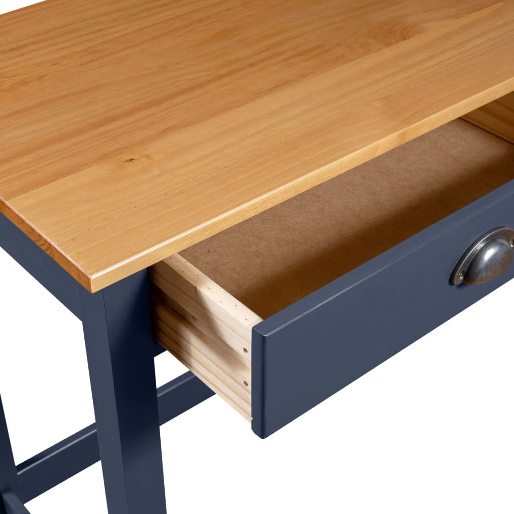 Wandtafel Hill 2 Lades 110X45X74 Cm Massief Grenenhout