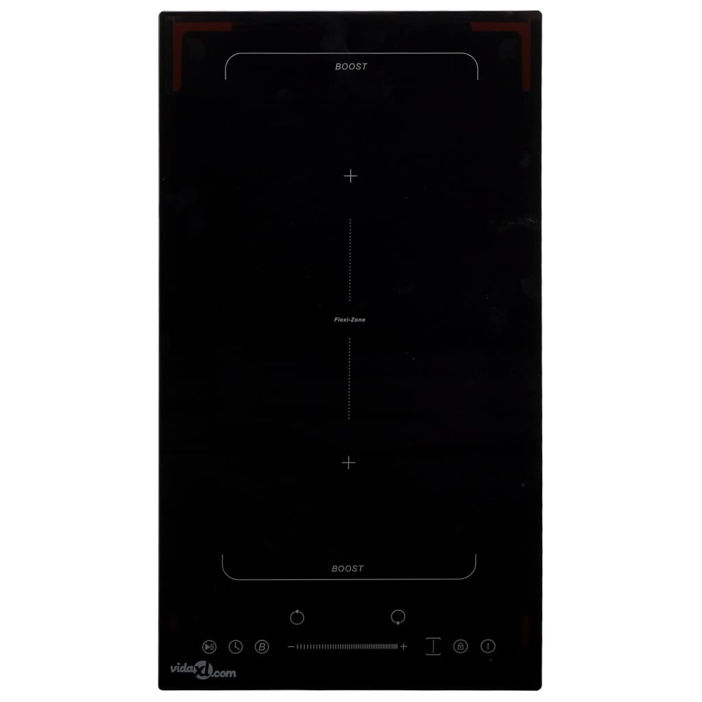 Inductiekookplaat Met 2 Kookzones Aanraakbediening Glas