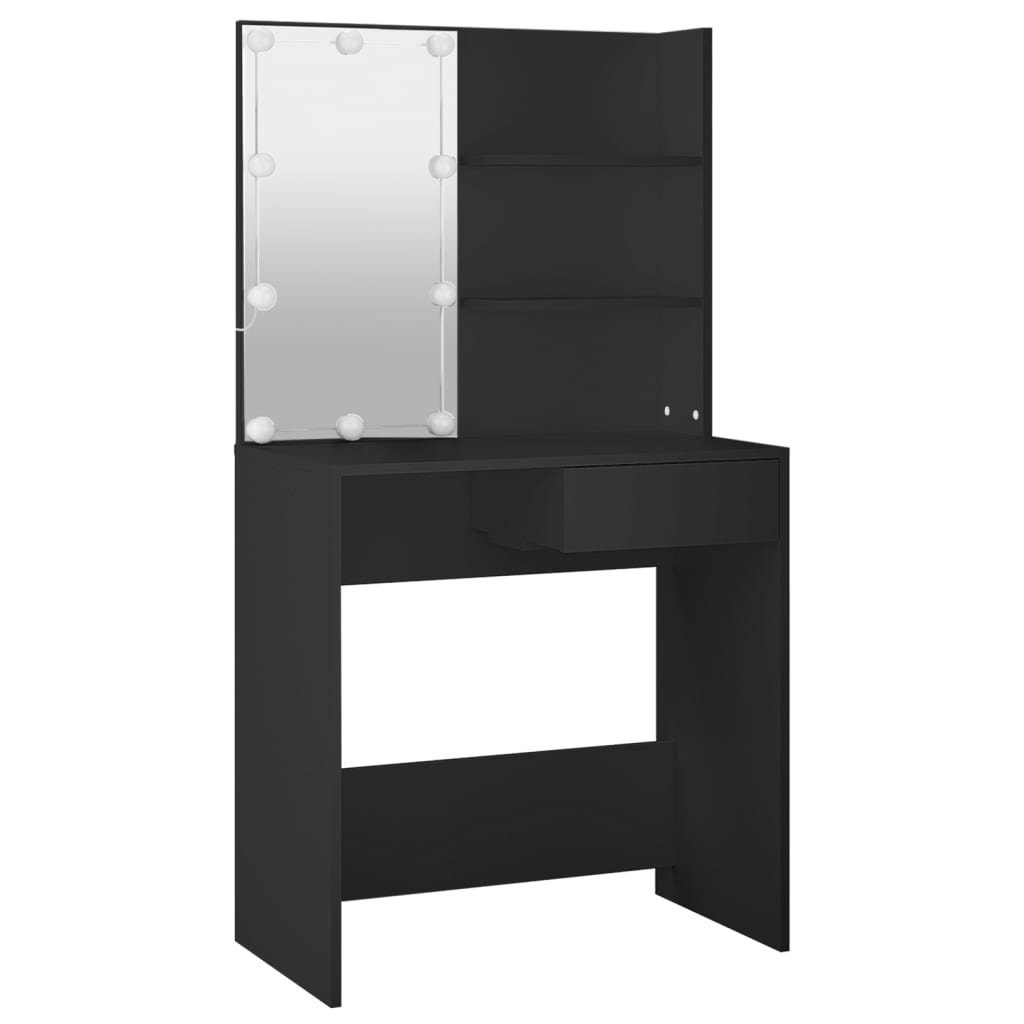 Kaptafel Met Led-Verlichting 74,5X40X141 Cm