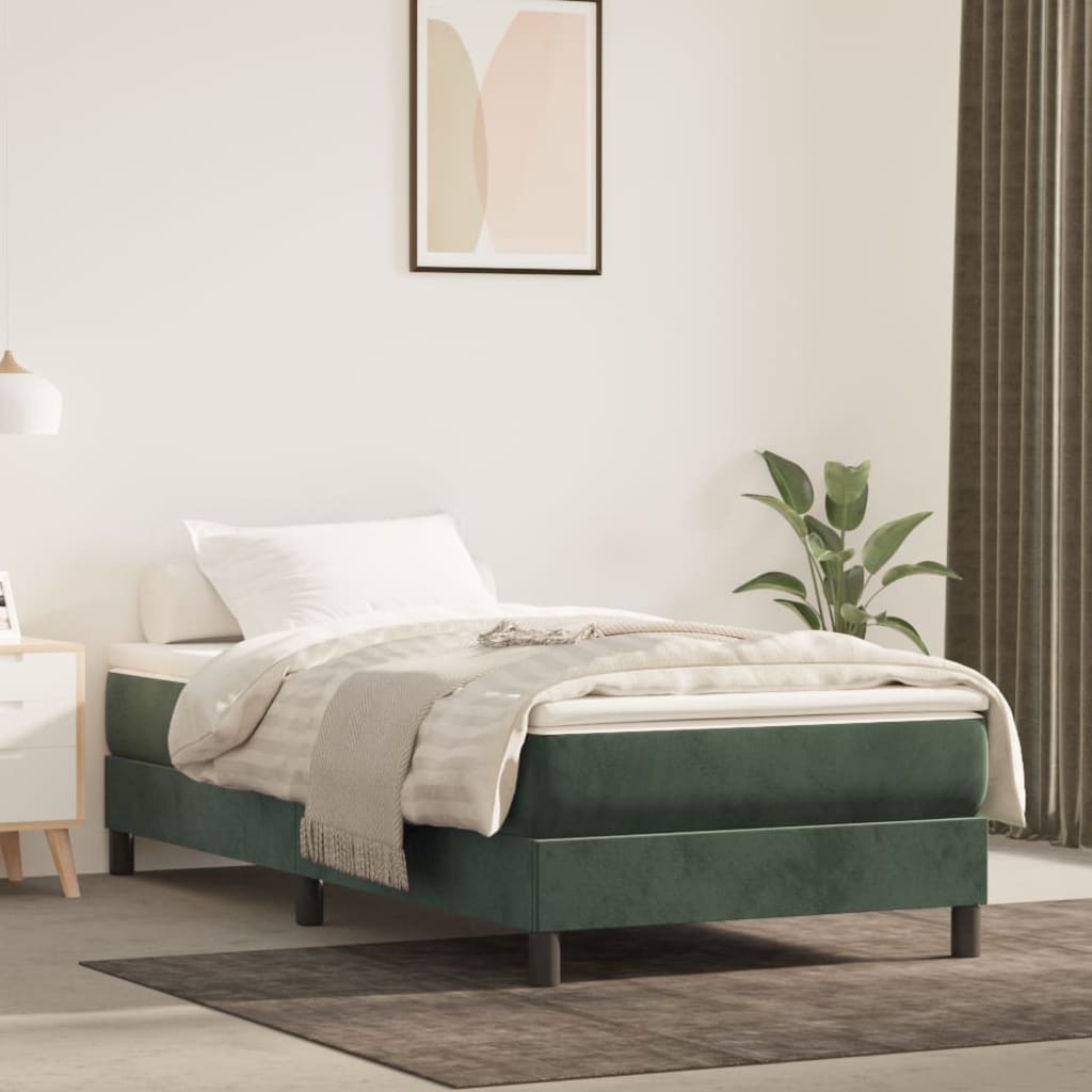 Boxspring Zonder Matras Fluweel