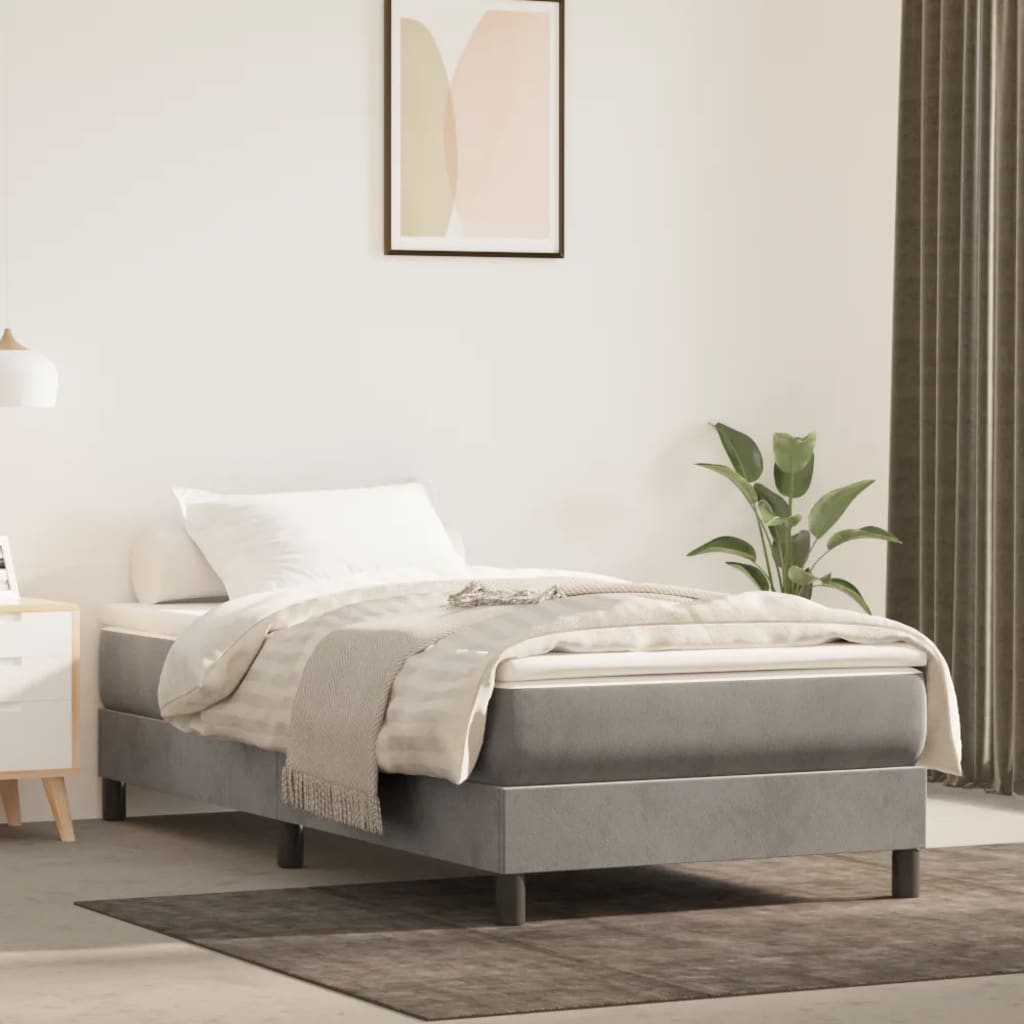 Boxspring Zonder Matras Fluweel