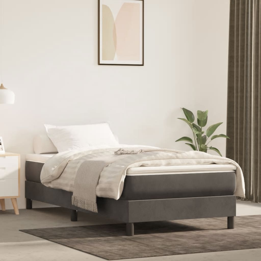 Boxspring Zonder Matras Fluweel