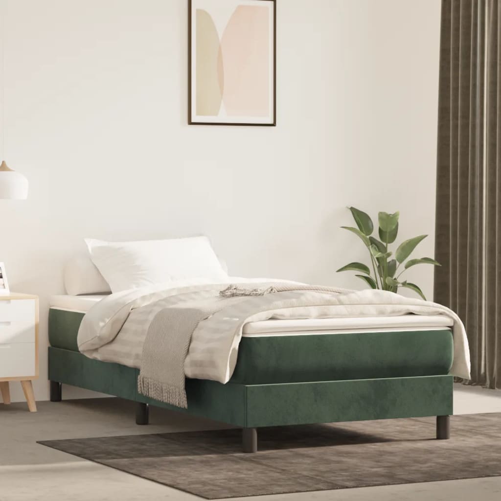 Boxspring Zonder Matras Fluweel