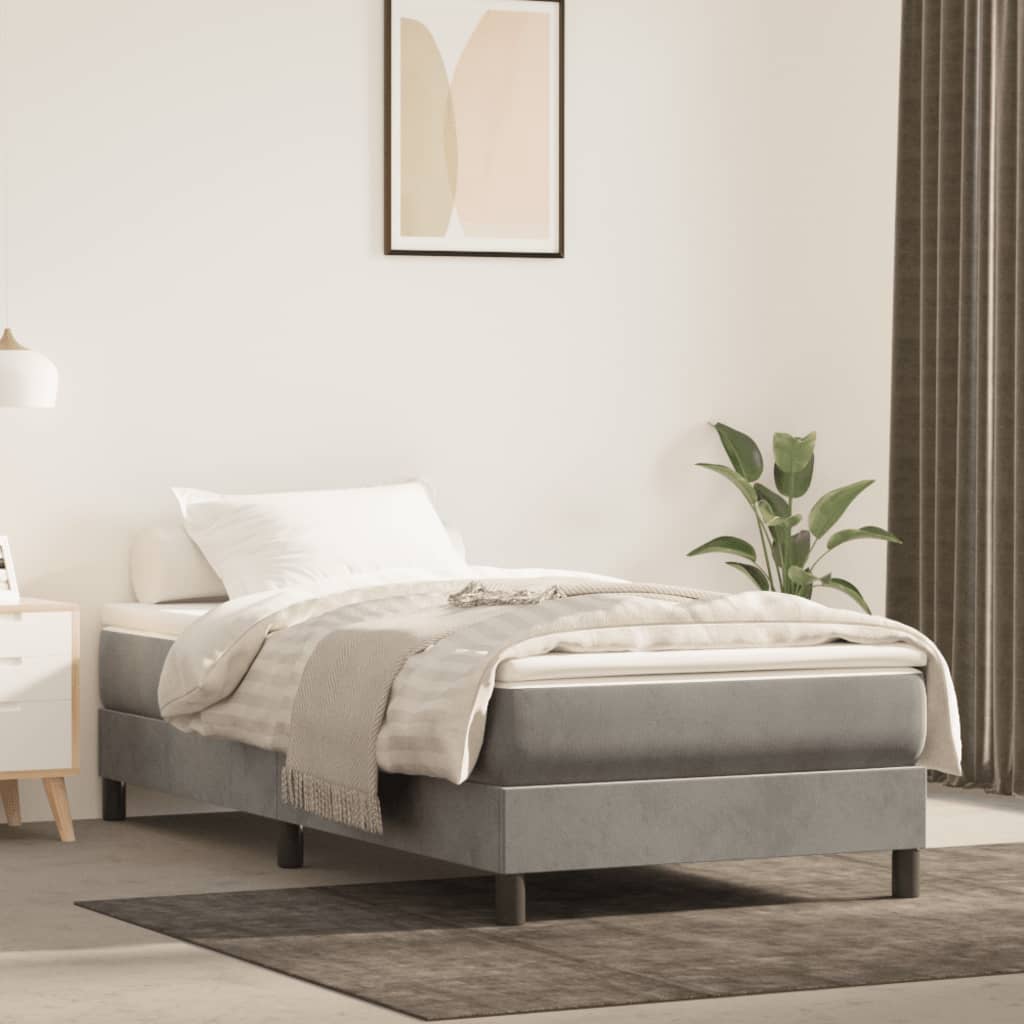Boxspring Zonder Matras Fluweel