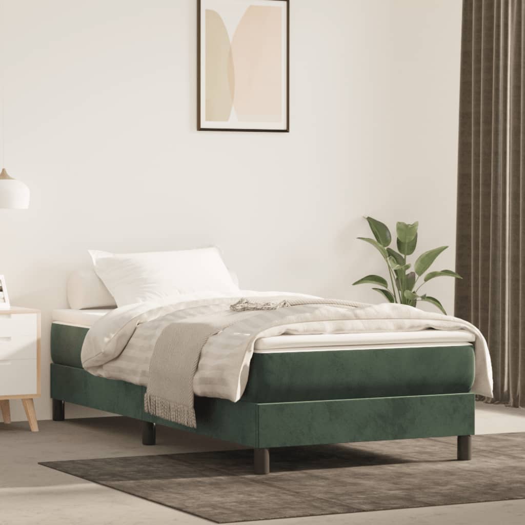 Boxspring Zonder Matras Fluweel