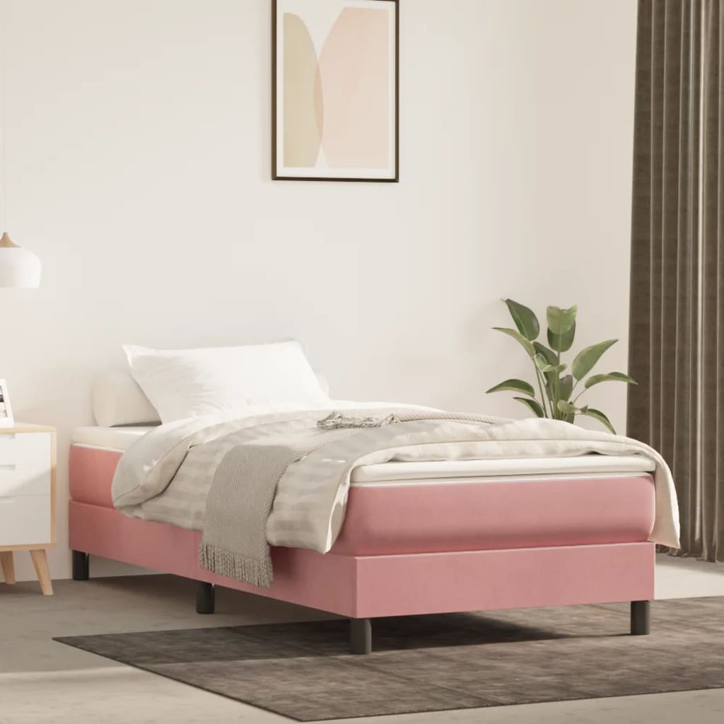 Boxspring Zonder Matras Fluweel
