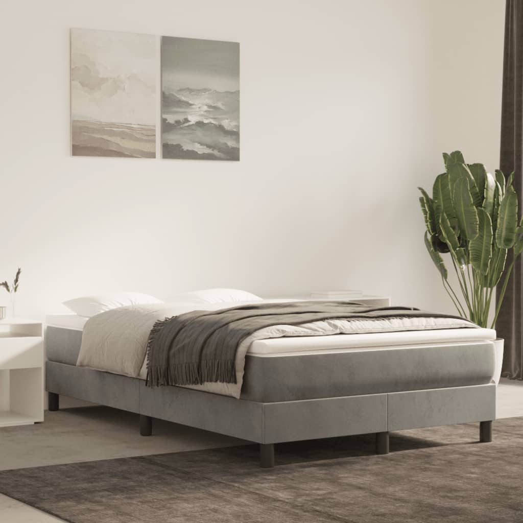 Boxspring Zonder Matras Fluweel