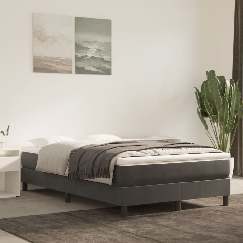 Boxspring Zonder Matras Fluweel