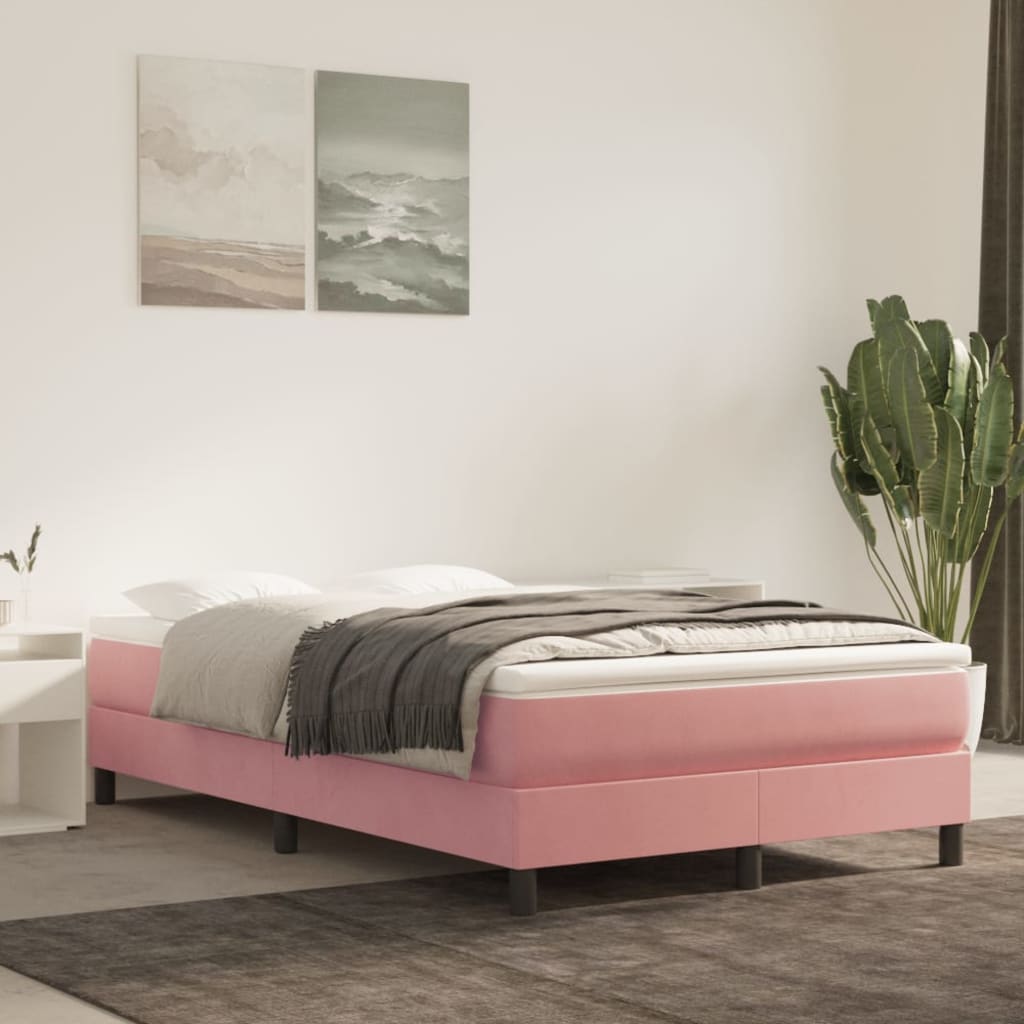 Boxspring Zonder Matras Fluweel