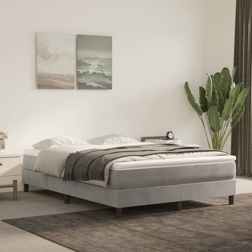 Boxspring Zonder Matras Fluweel