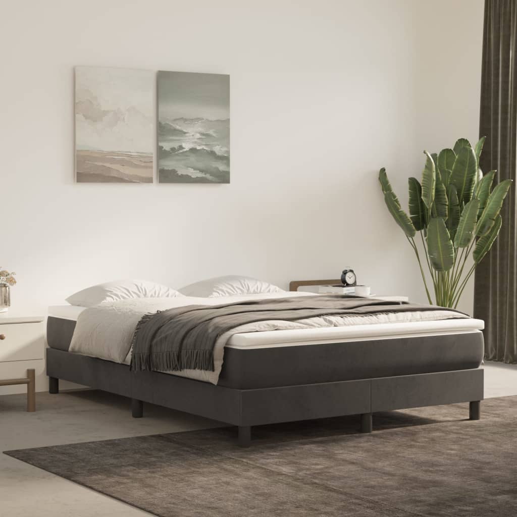 Boxspring Zonder Matras Fluweel