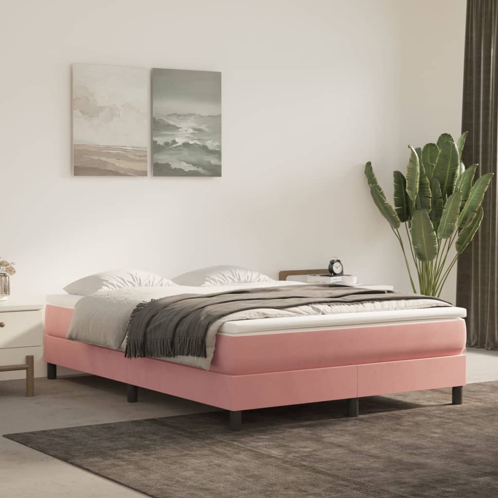 Boxspring Zonder Matras Fluweel