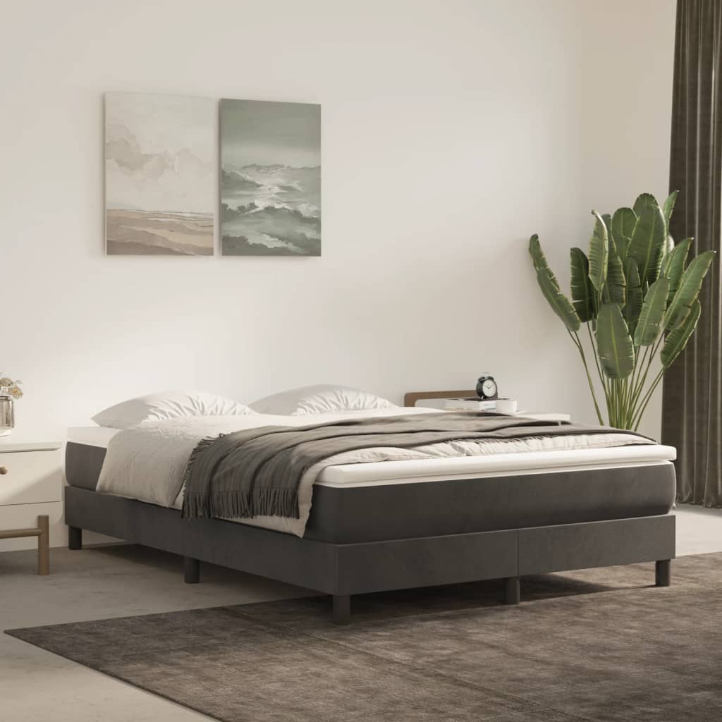 Boxspring Zonder Matras Fluweel