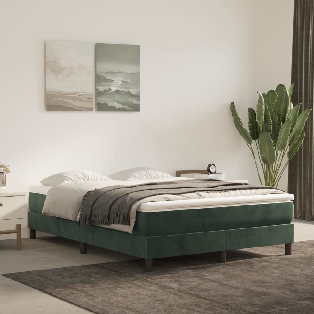 Boxspring Zonder Matras Fluweel