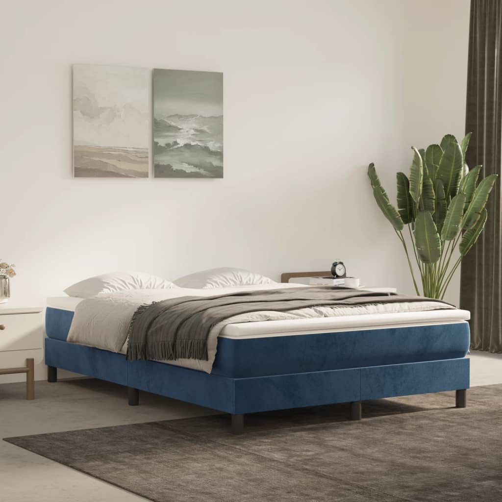 Boxspring Zonder Matras Fluweel