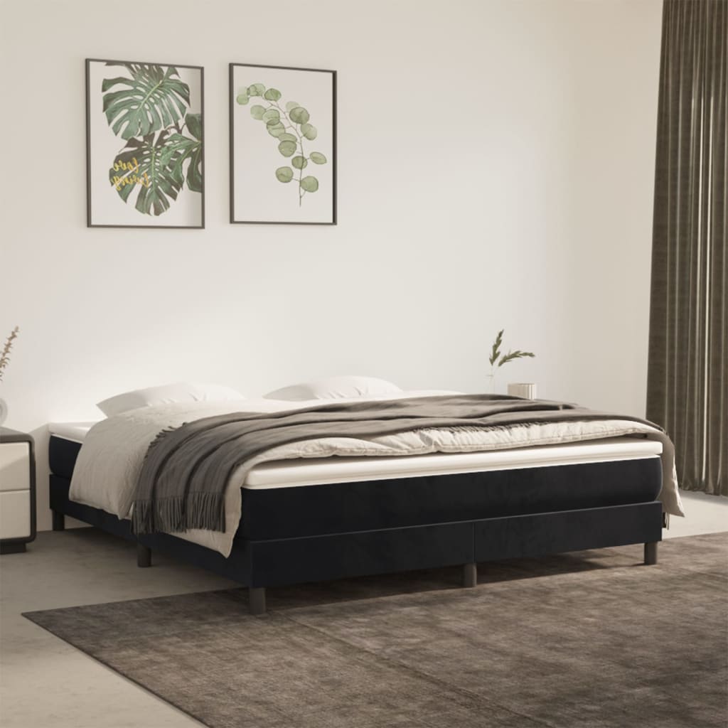 Boxspring Zonder Matras Fluweel