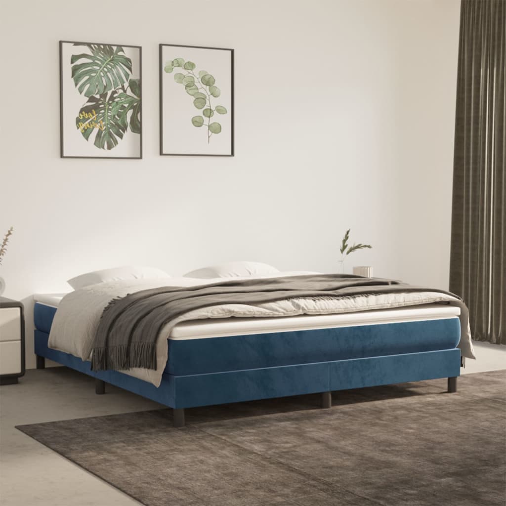 Boxspring Zonder Matras Fluweel