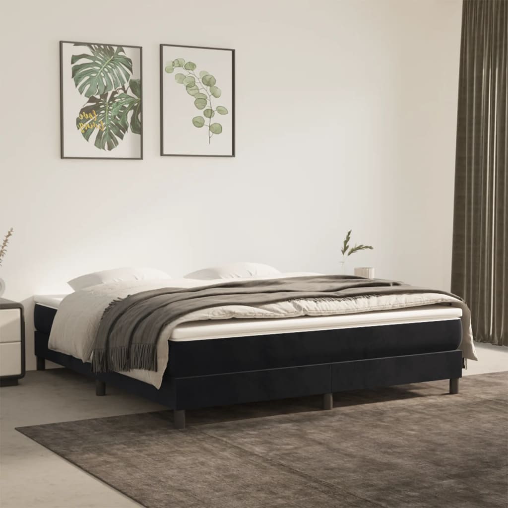 Boxspring Zonder Matras Fluweel