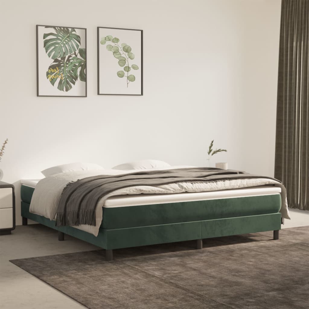 Boxspring Zonder Matras Fluweel