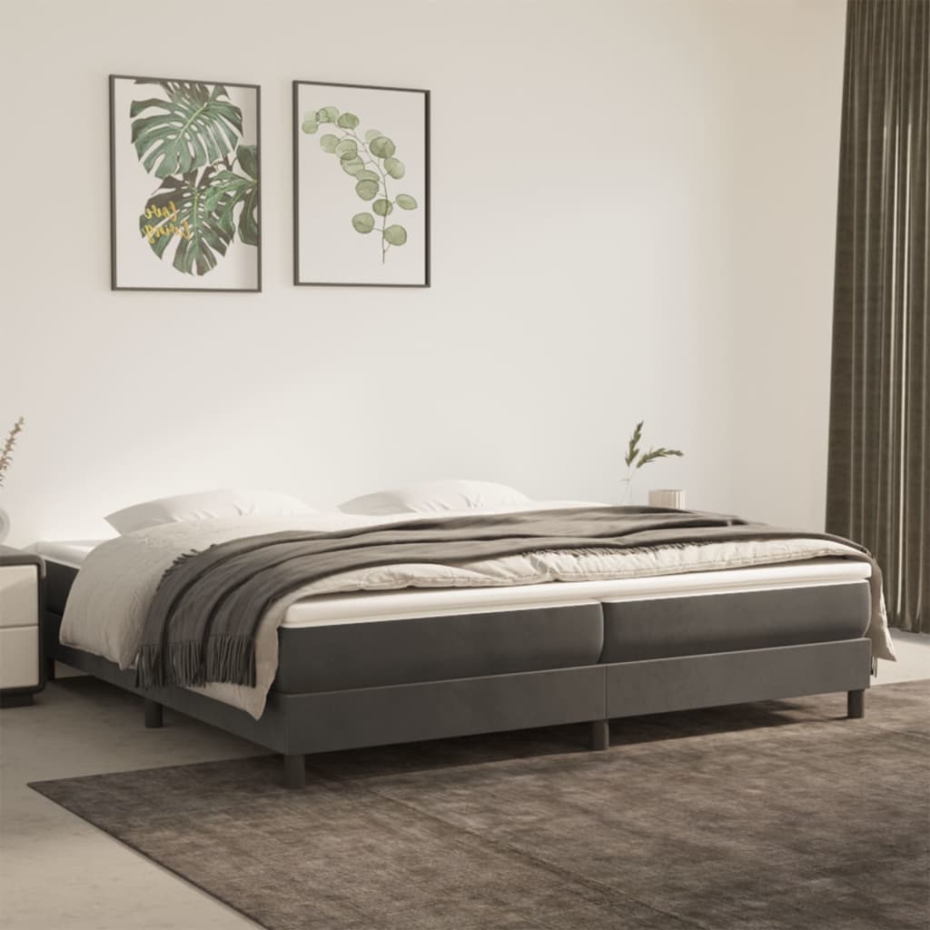 Boxspring Zonder Matras Fluweel