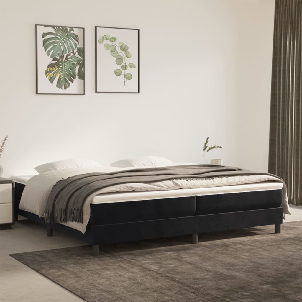 Boxspring Zonder Matras Fluweel