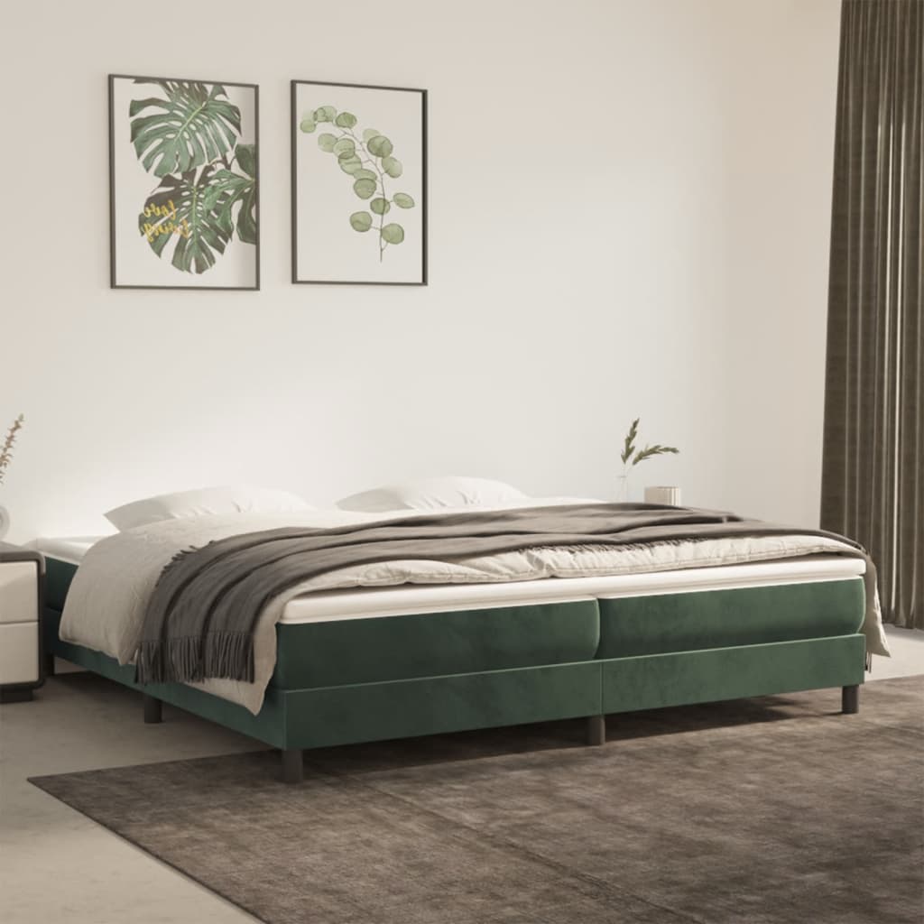 Boxspring Zonder Matras Fluweel