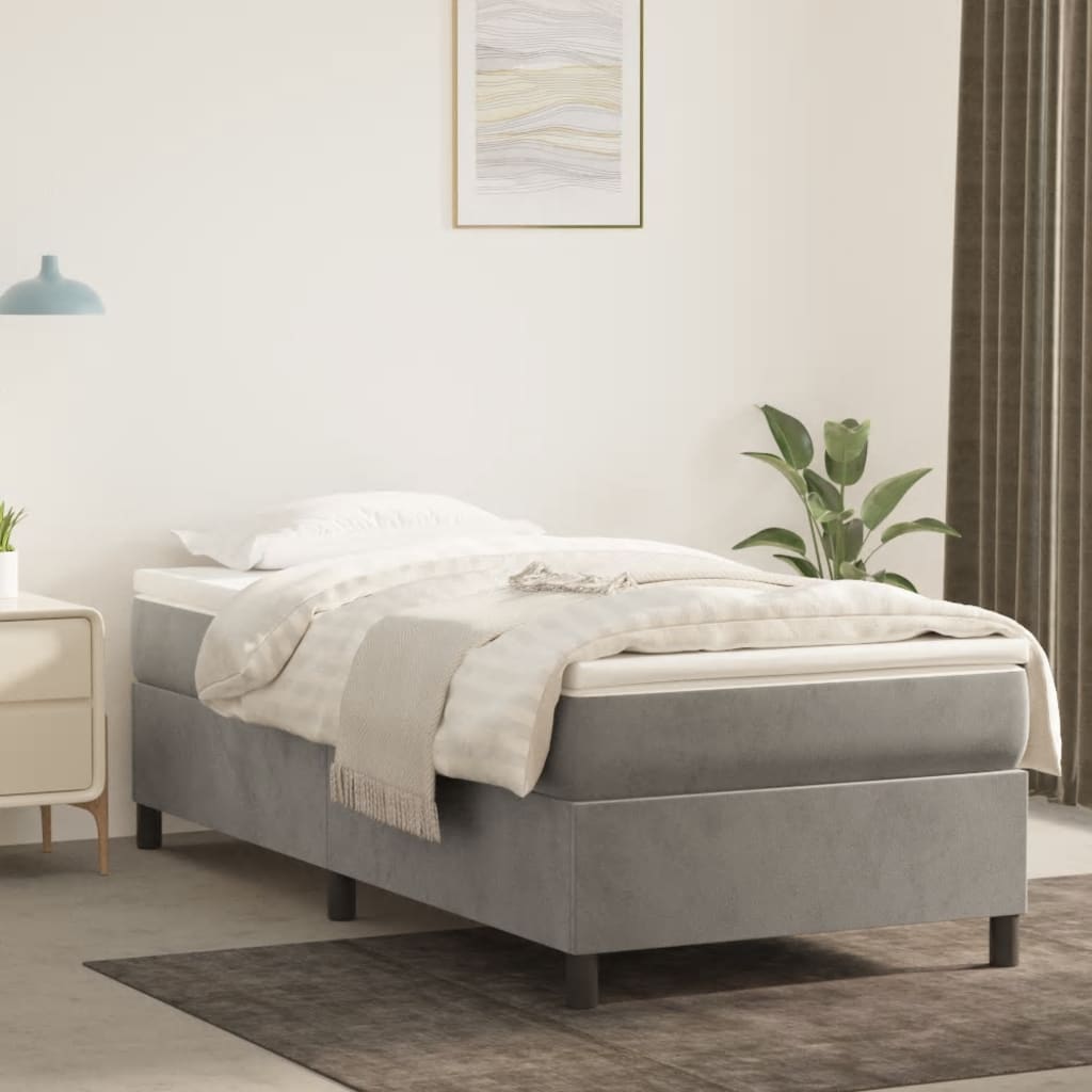 Boxspring Zonder Matras Fluweel