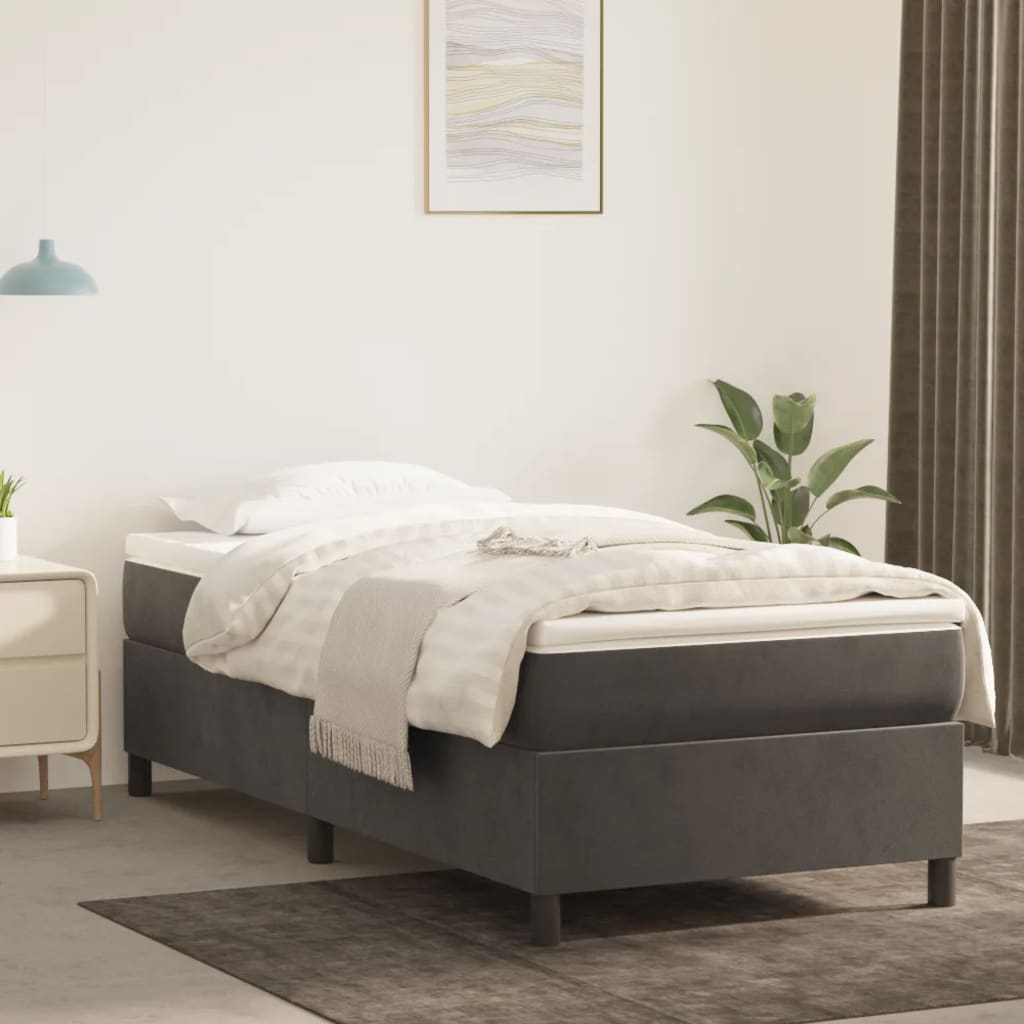 Boxspring Zonder Matras Fluweel