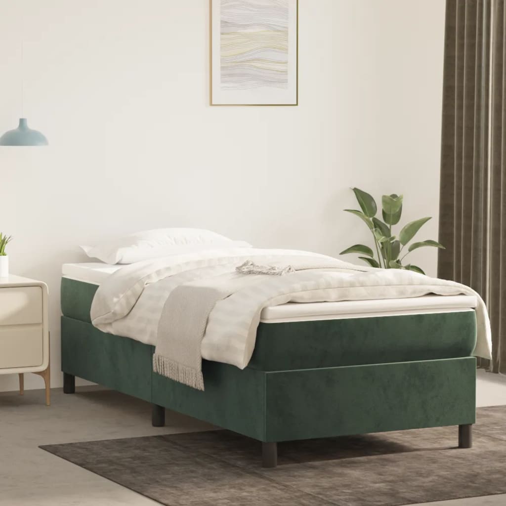 Boxspring Zonder Matras Fluweel