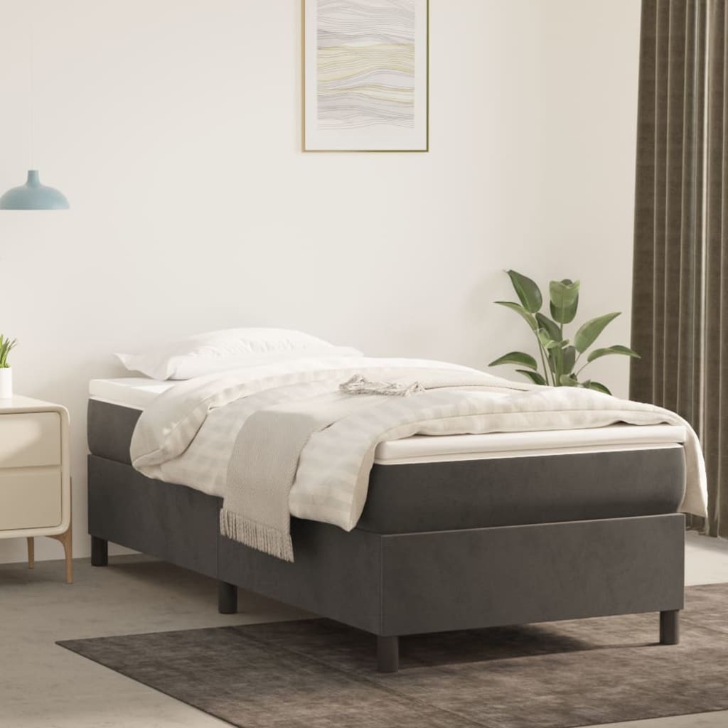 Boxspring Zonder Matras Fluweel
