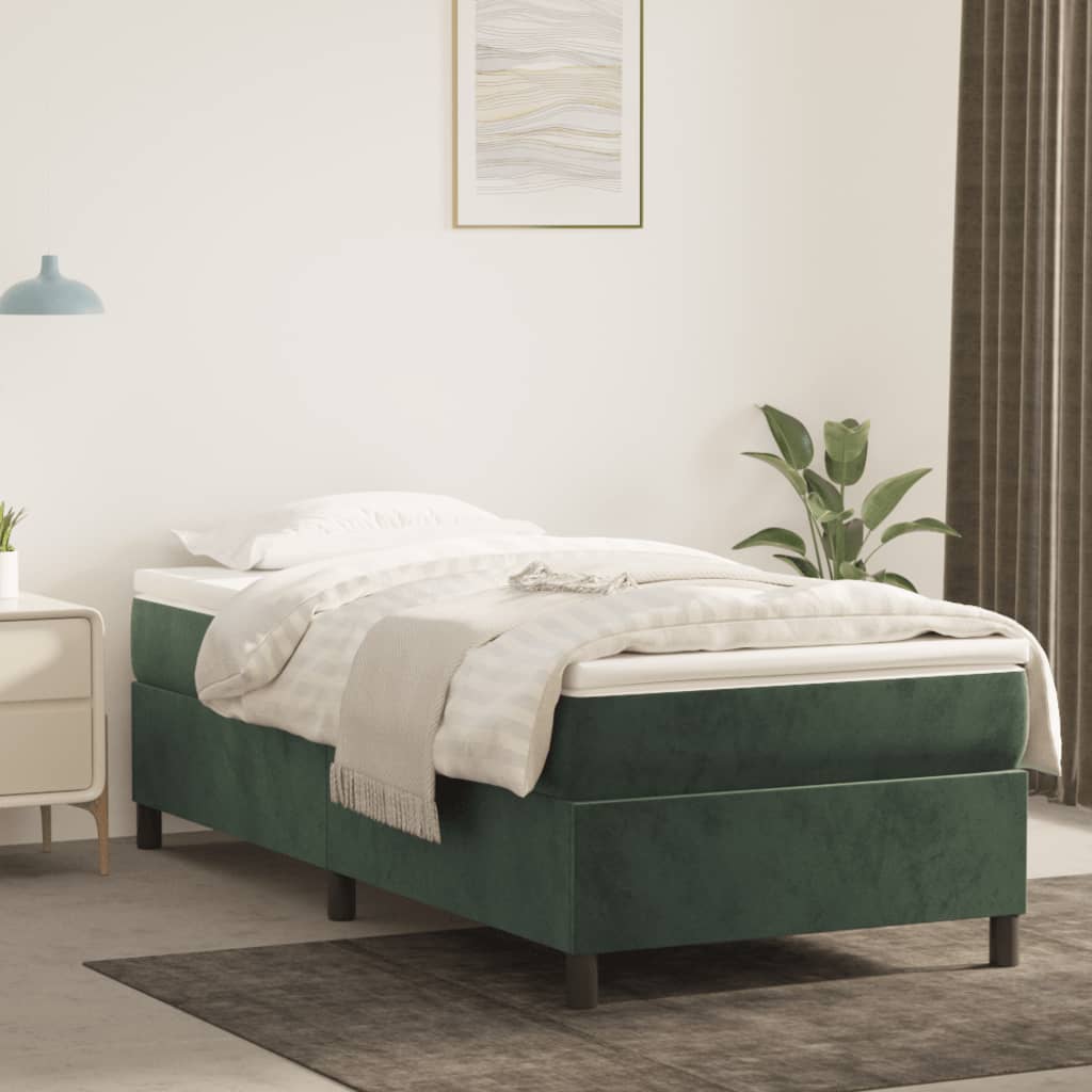 Boxspring Zonder Matras Fluweel