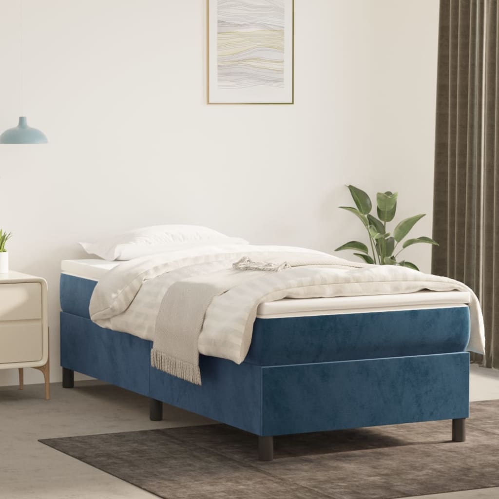 Boxspring Zonder Matras Fluweel