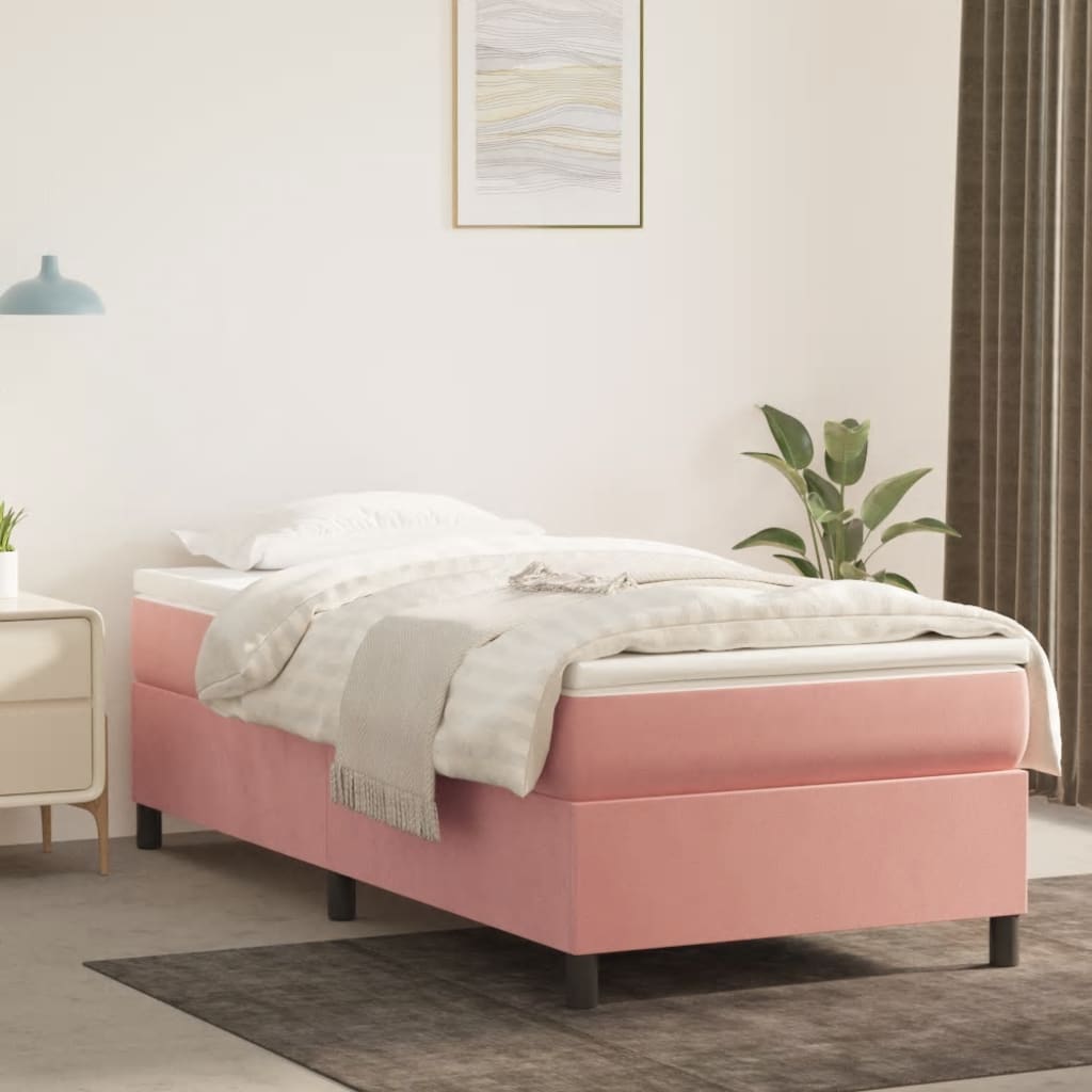 Boxspring Zonder Matras Fluweel