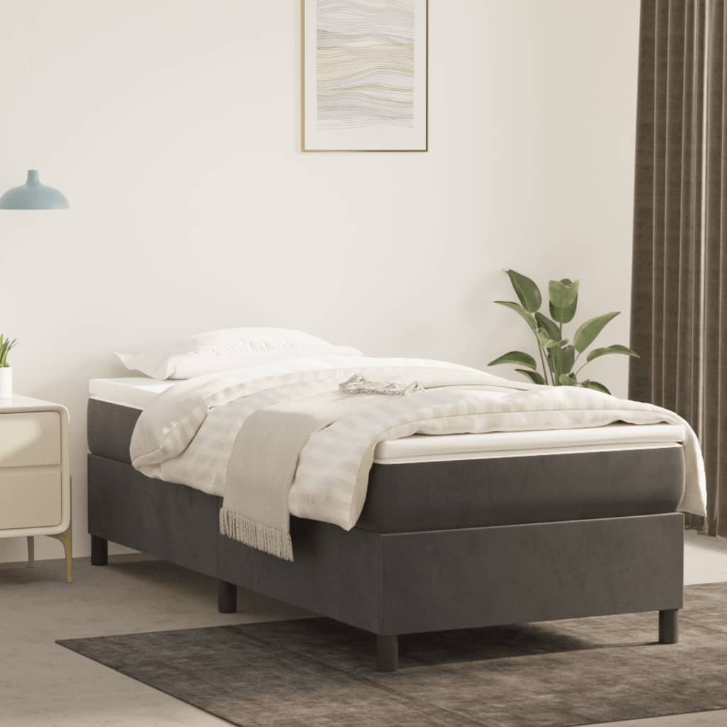 Boxspring Zonder Matras Fluweel
