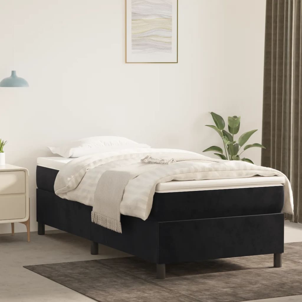 Boxspring Zonder Matras Fluweel