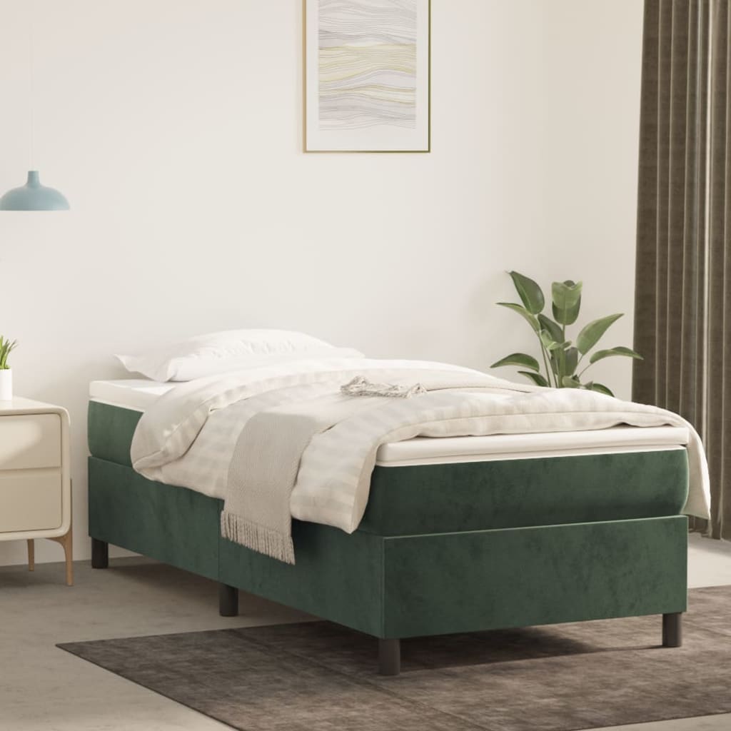 Boxspring Zonder Matras Fluweel