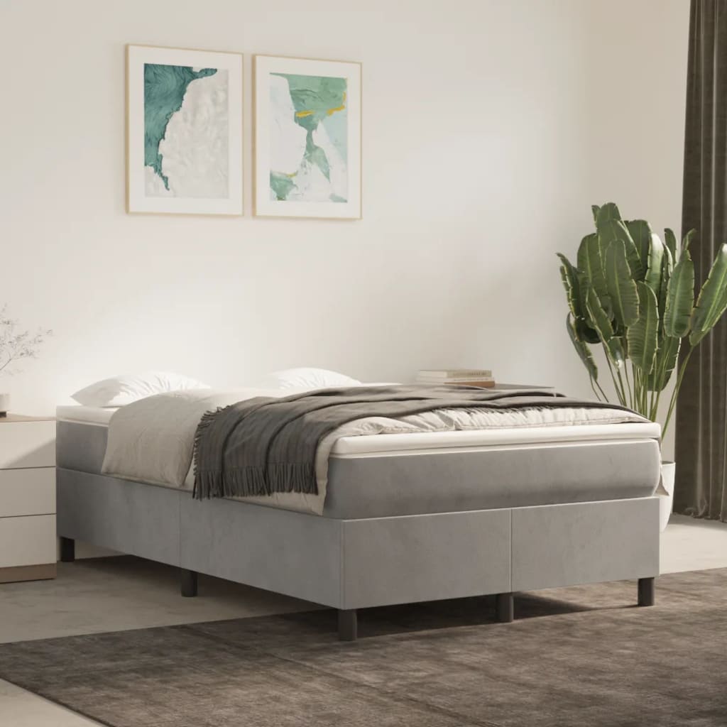 Boxspring Zonder Matras Fluweel