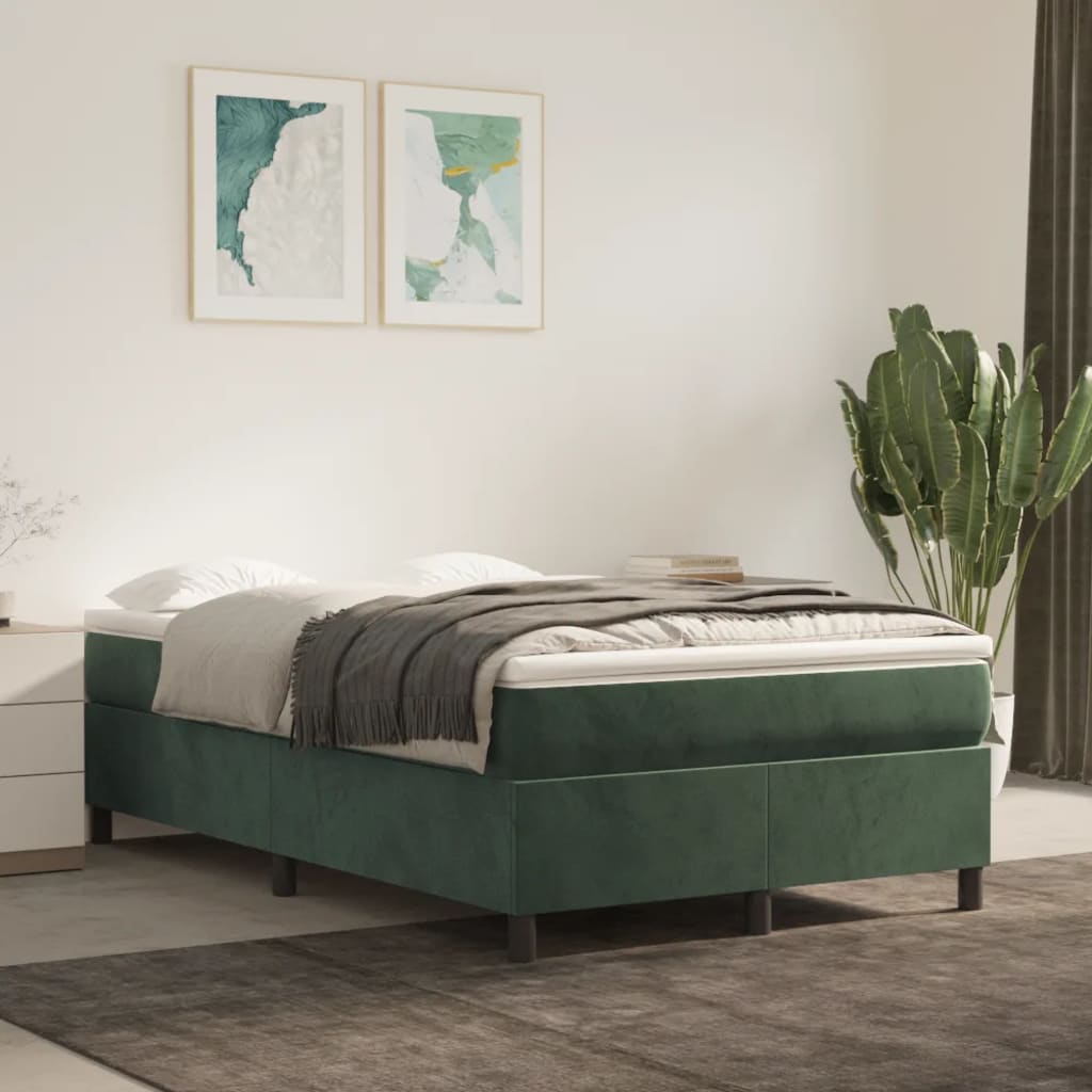 Boxspring Zonder Matras Fluweel