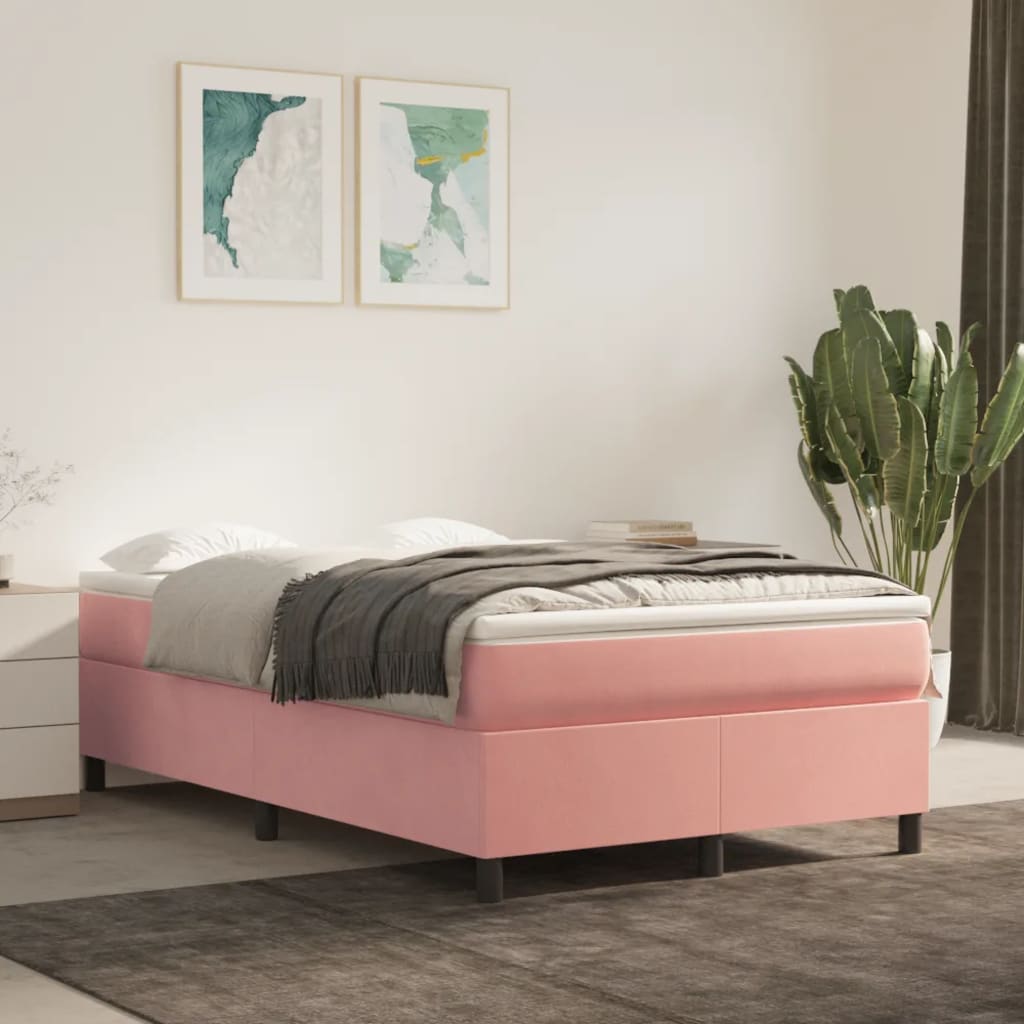 Boxspring Zonder Matras Fluweel