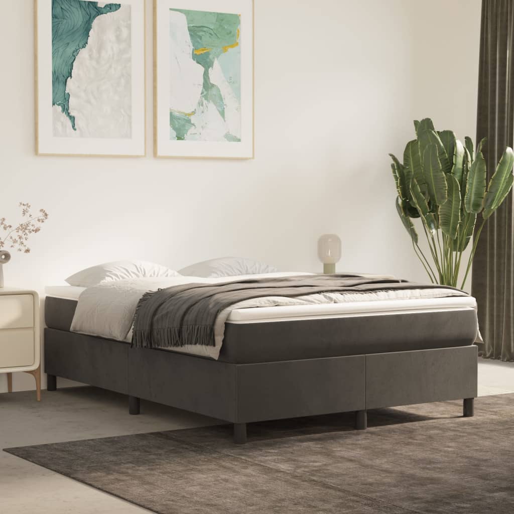 Boxspring Zonder Matras Fluweel