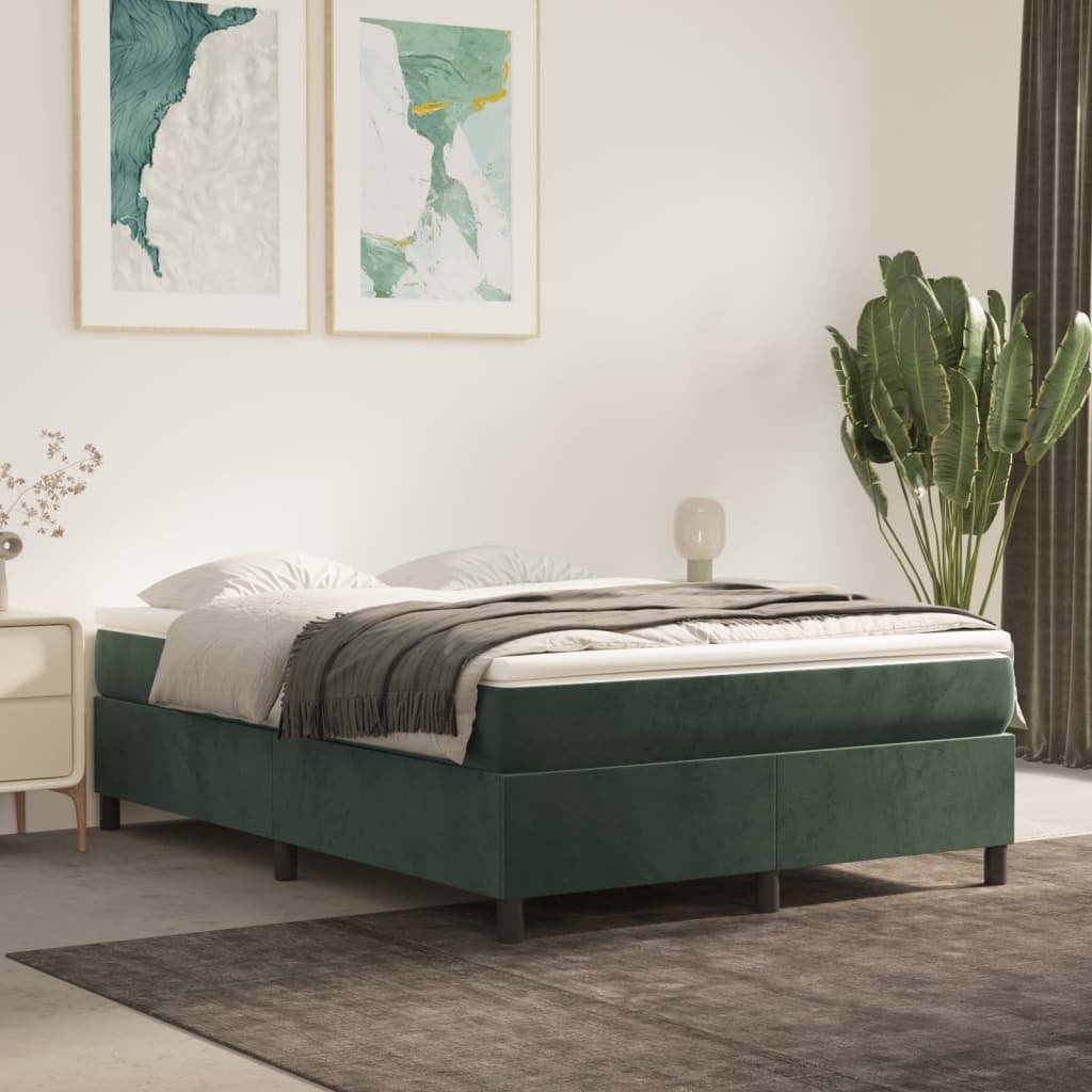 Boxspring Zonder Matras Fluweel